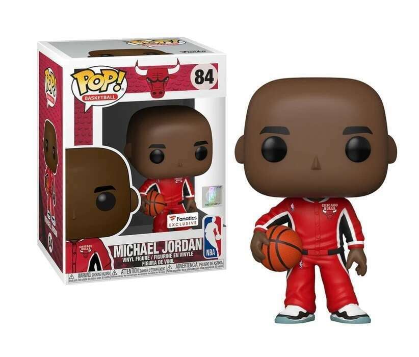 Funko POP! Basketball: Bulls - Michael Jordan [Red Warm Ups] (Fanatics) #84