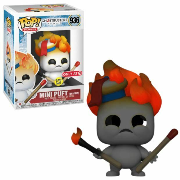 Funko POP! Movies: Ghostbusters Afterlife - Mini Puft [On Fire](GiTD)(Target)(Damaged Box) #936