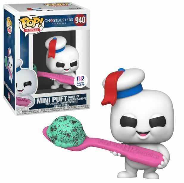 Funko POP! Movies: Ghostbusters - Mini Puft [with Ice Cream Scoop](Baskin Robbins)(Damaged Box) #940