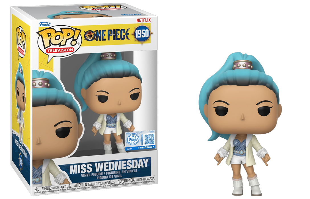 Funko POP! Television: One Piece - Miss Wednesday (Entertainment Earth/Funko Sticker) #1950