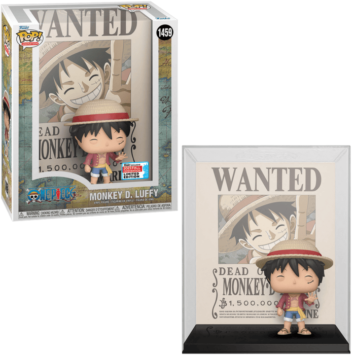 Funko POP! Animation: One Piece - Monkey D. Luffy [Wanted Poster] (2023 Fall Convention)(Damaged Box) #1459