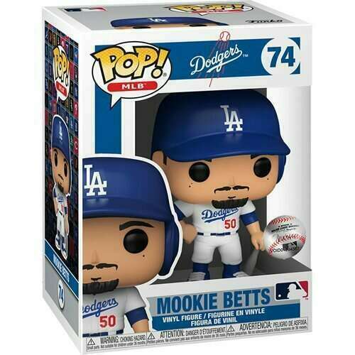 Funko POP! MLB: Dodgers - Mookie Betts (Damaged Box) #74