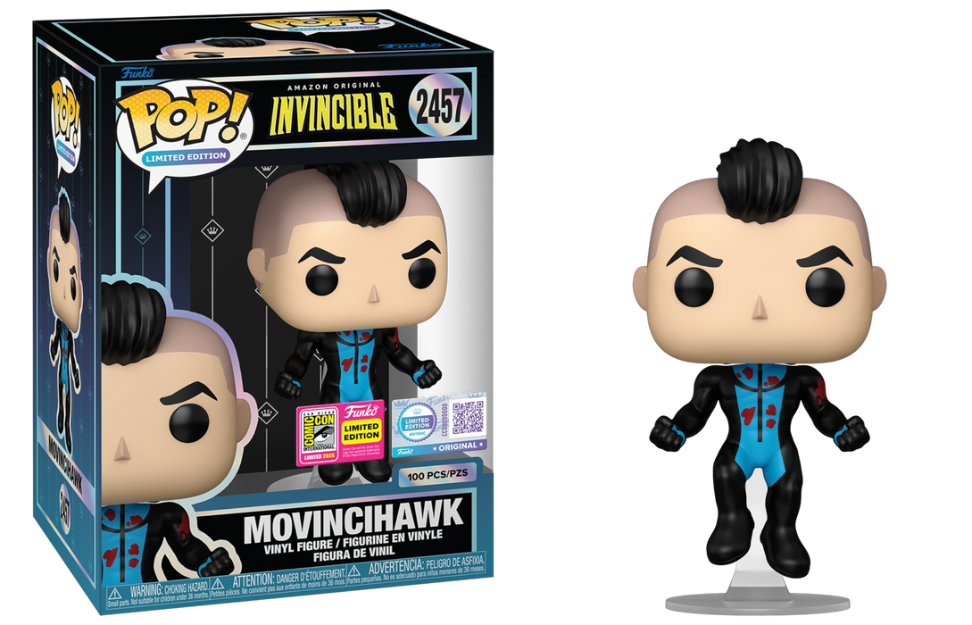 Funko POP! Limited Edition: Television - Invincible: Movincihawk (2026 SDCC)(Mythic 100 PCS) #2457