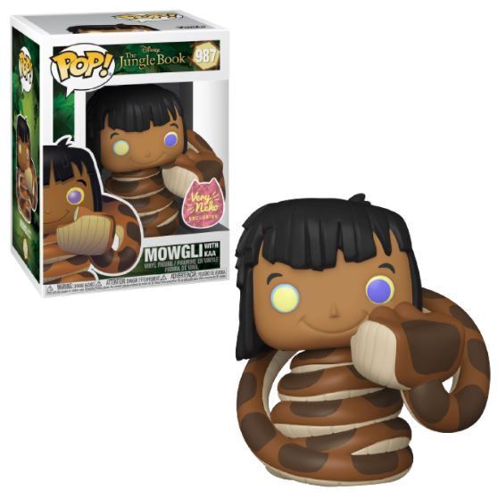 Funko Pop! Disney The Jungle Book: Mowgli With KAA (Very Neko)(Damaged Box) #987