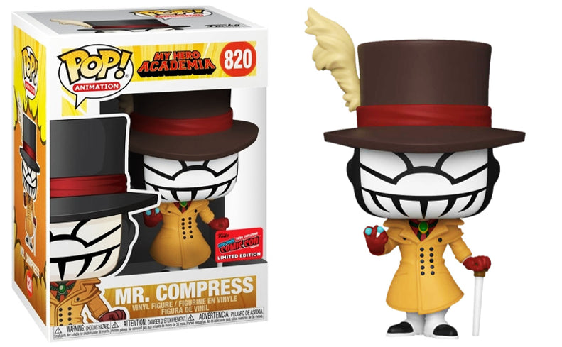 Funko POP! Animation: My Hero Academia - Mr. Compress (2020 NYCC) #820