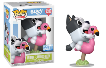 Funko POP! Animation: Bluey - Muffin Flamingo Queen (Funko Sticker/ Entertainment Earth) #2383