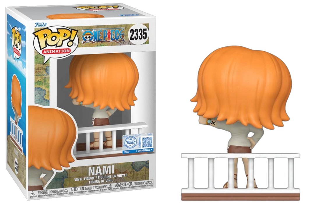 Funko POP! Animation: One Piece - Nami [Alabasta Farewell] (Entertainment Earth/Funko Sticker) #2335