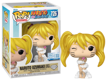 Funko POP! Animation: Naruto Shippuden - Naruto Uzumaki [Sexy Jutsu](Diamond)(Funko Sticker/BoxLunch) #726