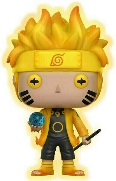 Funko POP! Animation: Naruto Shippuden - Naruto (Six Path)(GiTD)(Hot Topic)(Damaged Box)[B] #186