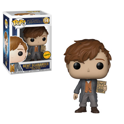 Funko POP! The Crimes of Grindelwald - Newt Scamander (CHASE)(Damaged Box) #14