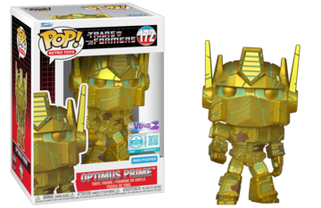 Funko POP! Retro Toys: Transformers - Optimus Prime (9500 Pcs)(Funko Sticker/EVend)(Damaged Box) #172