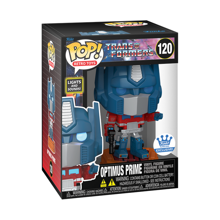 Funko POP! Retro Toys: Transformers - Optimus Prime [Lights & Sound] (Funko)(Damaged Box) #120