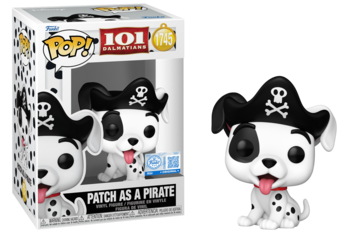 Funko POP! Disney: 101 Dalmatians  - Patch as a Pirate (Funko Sticker/Funko) #1745