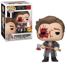 Funko POP! Movies: American Psycho - Patrick Bateman (CHASE)(Damaged Box) #942