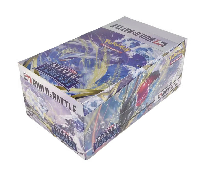 Pokemon TCG Sword & Shield Silver Tempest Build & Battle Display Box