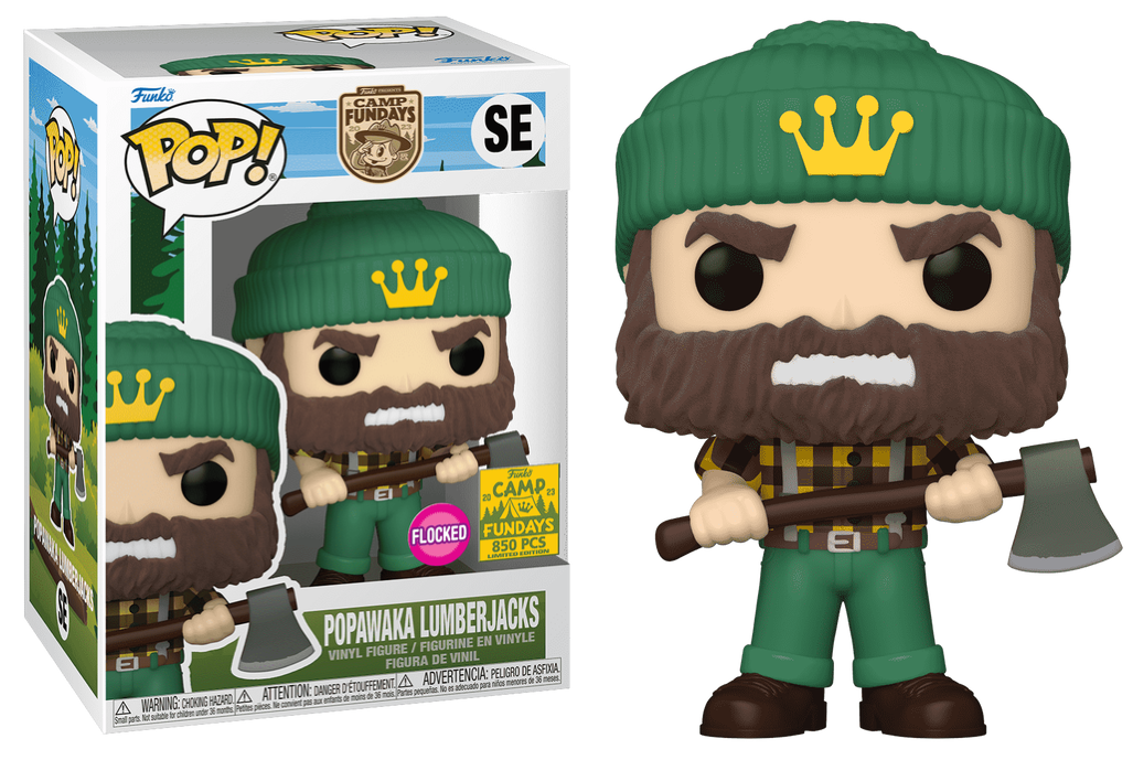 Funko POP! Camp Fundays: Popawaka Lumberjacks (Flocked)(2023 Camp Fundays)(850 PCS)(Damaged Box) #SE