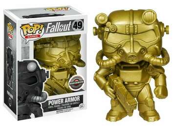 Funko POP! Games: Fallout - Power Armor (GameStop)(Damaged Box) #49