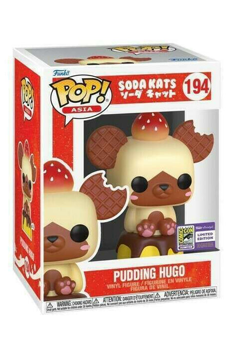 Funko POP! Asia: Soda Kats - Pudding Hugo (2023 SDCC)(Damaged Box) #194