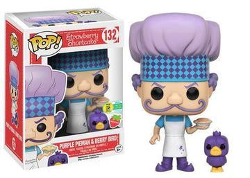 Funko POP! Strawberry Shortcake: Purple Pieman & Berry Bird (Scented)(2016 NYCC)(Damaged Box) #132