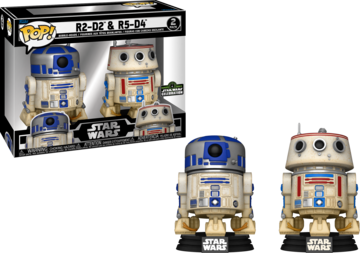 Funko POP! Star Wars: R2-D2 & R5-D4 (2023 Europe Star Wars Celebration)[2 Pack]