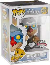 Funko POP! Disney: Rafiki with Simba (Diamond)(Special Edition) #301