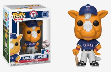 Funko POP! MLB: Texas Rangers - Rangers Captain (Damaged Box) #20