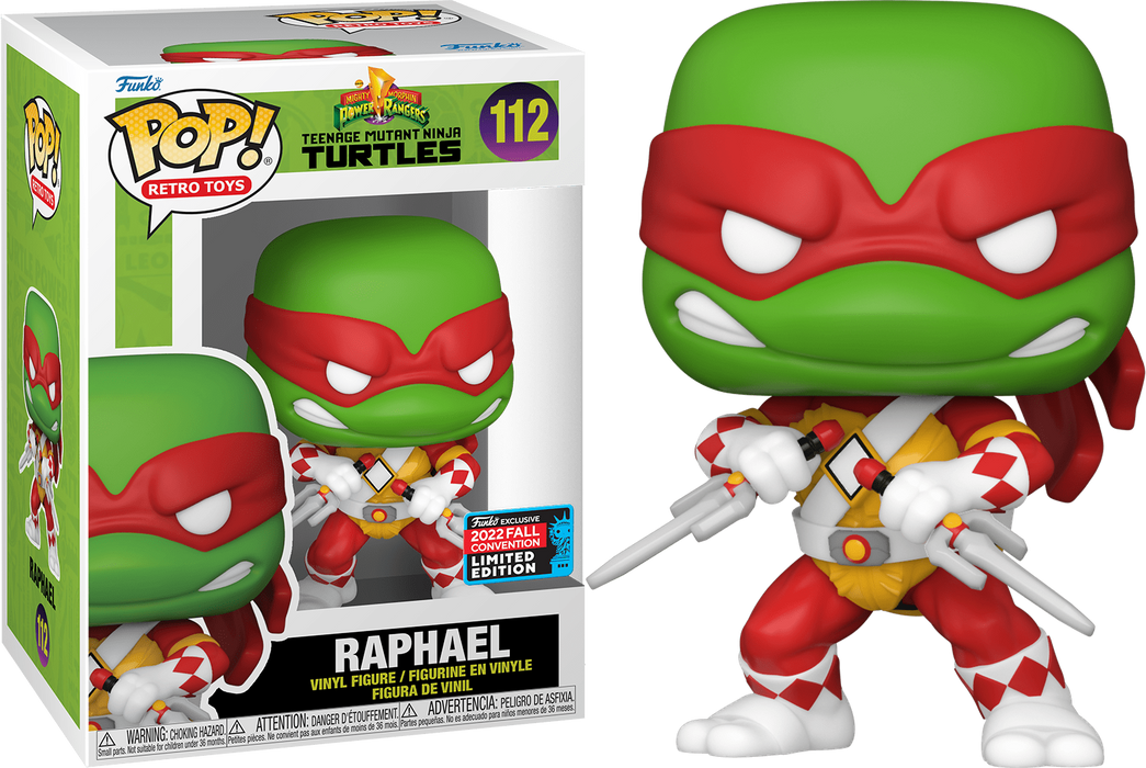 Funko POP! Retro Toys: Teenage Mutant Ninja Turtles - Raphael (2022 Fall Convention)(Damaged Box) #112