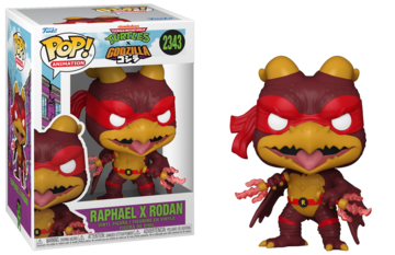 Funko POP! Animation: Teenage Mutant Ninja Turtles X Godzila -Raphael X Rodan #2343