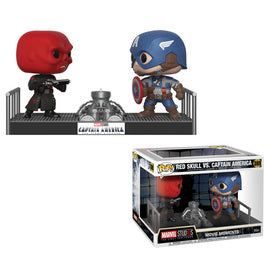 Funko POP! Marvel: Movie Moments - Red Skull VS. Captain America (Damaged Box) #389
