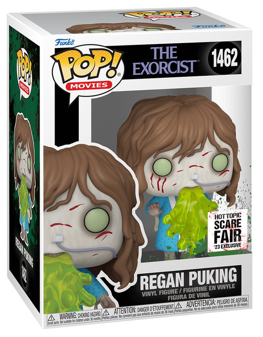 Funko POP! Movies: The Exorcist - Regan [Puking] (2023 HT Scare Fair)(Damaged Box) #1462
