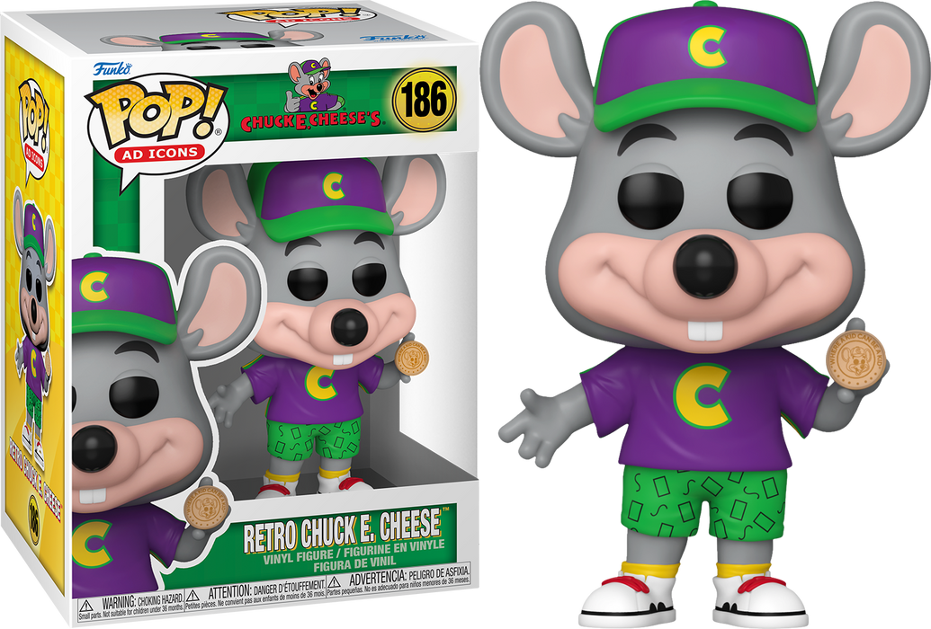 Funko POP! AD Icons: Chuck E. Cheese's - Retro Chuck E. Cheese #186