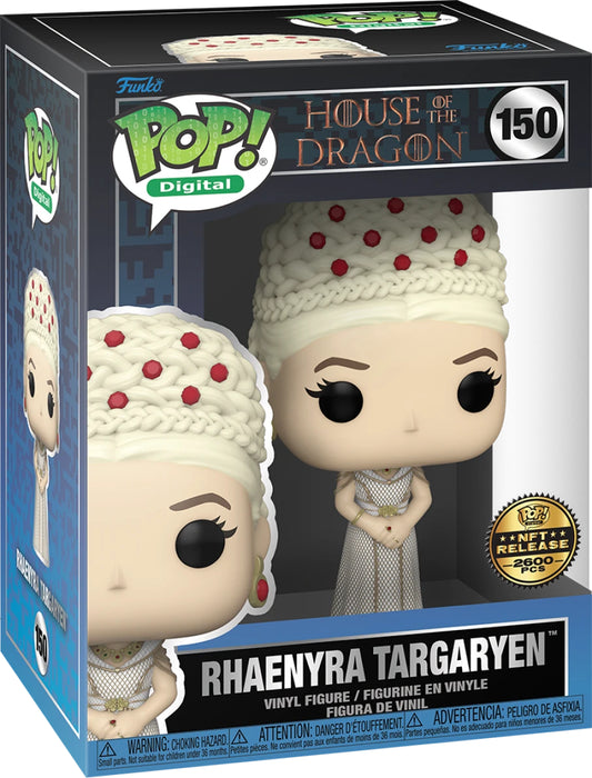 Funko POP! Digital: House of The Dragon - Rhaenyra Targaryen (NFT Release)(2600 PCS)(Damaged Box)[B] #150