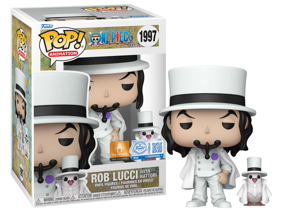 Funko POP! Animation: One Piece - Rob Lucci w/ Hattori (Funko Sticker/Toy Temple) #1997