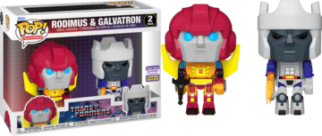 Funko POP! Television: Transformers - Rodimus & Galvatron (2023 Summer Convention) [2 Pack] (Damaged Box)
