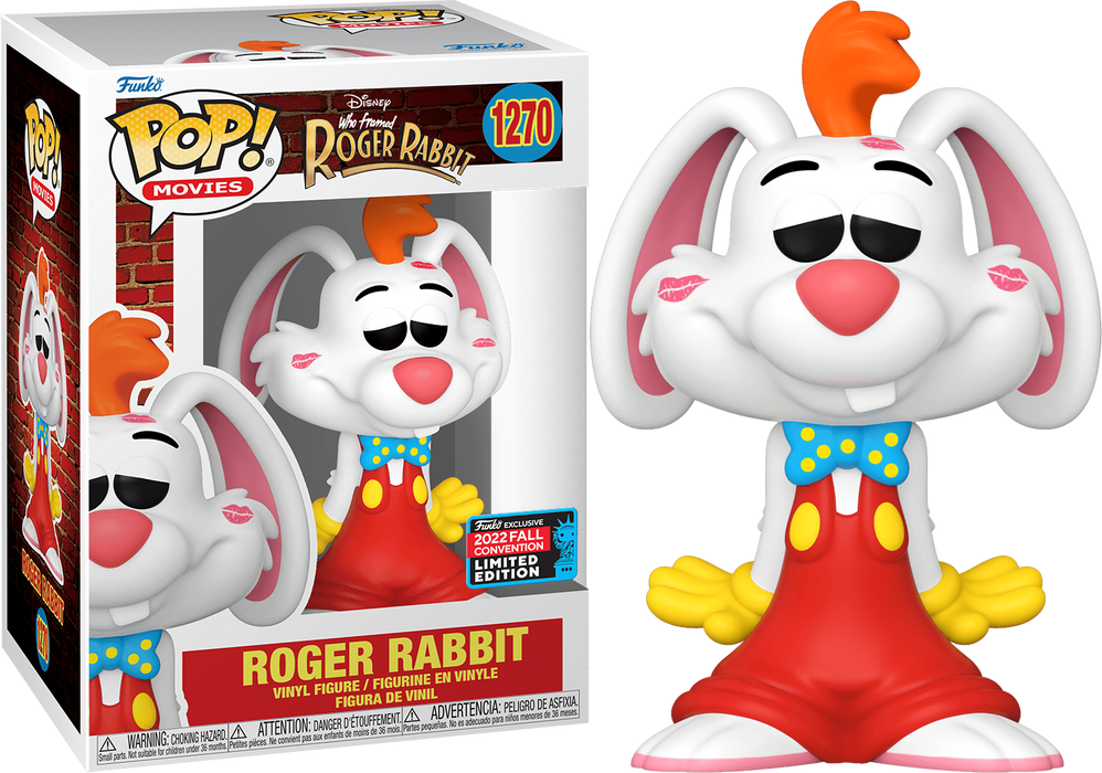 Funko POP! Movies : Who Framed Roger Rabbit - Roger Rabbit [with Kisses](2022 Fall Convention)(Damaged Box) #1270