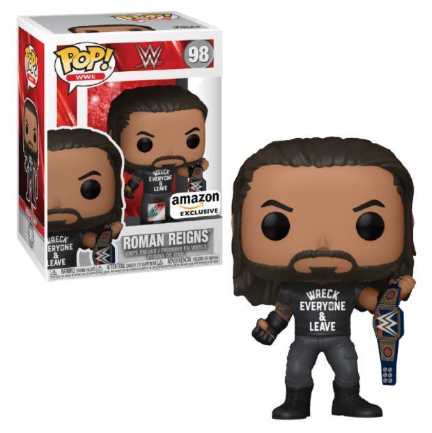 Funko POP! WWE: Roman Reigns (Amazon)(Damaged Box) #98