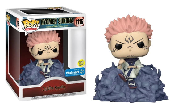 Funko POP! Animation: Jujutsu Kaisen - Ryomen Sukuna [6 Inch](GiTD)(Walmart)(Damaged Box) #1116