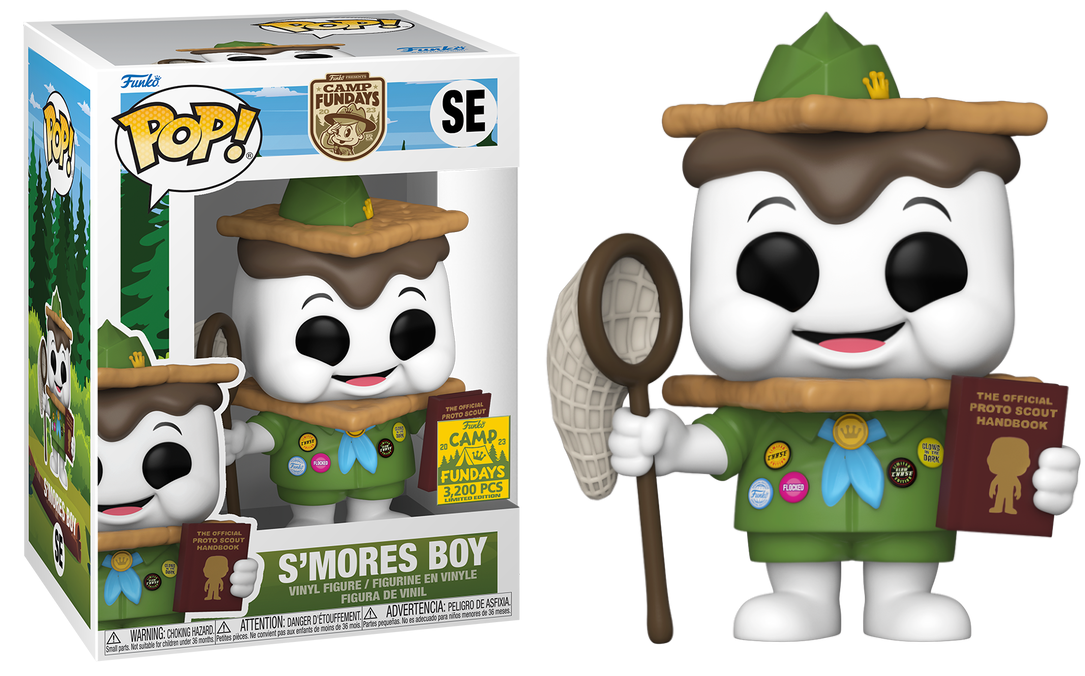 Funko POP! Camp Fundays: S'mores Boy (2023 Camp Fundays 3200 PCS)(Damaged Box) #SE