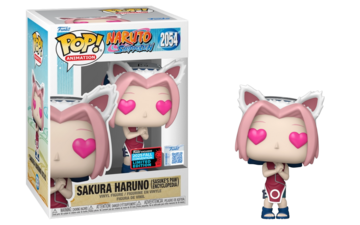 Funko POP! Animation: Naruto Shippuden - Sakura Haruno (Sasukes Paw Encyclopedia)(2025 Fall Convention)(Damaged Box) #2054