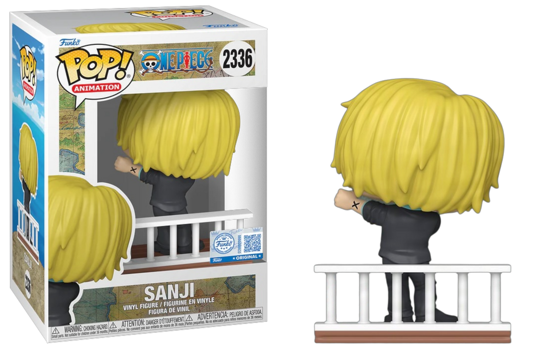 Funko POP! Animation: One Piece - Sanji [Alabasta Farewell] (Entertainment Earth/Funko Sticker) #2336