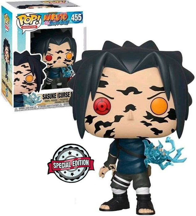 Funko POP! Animation: Naruto Shippuden - Sasuke [Curse Mark](Special Edition)(Damaged Box) #455