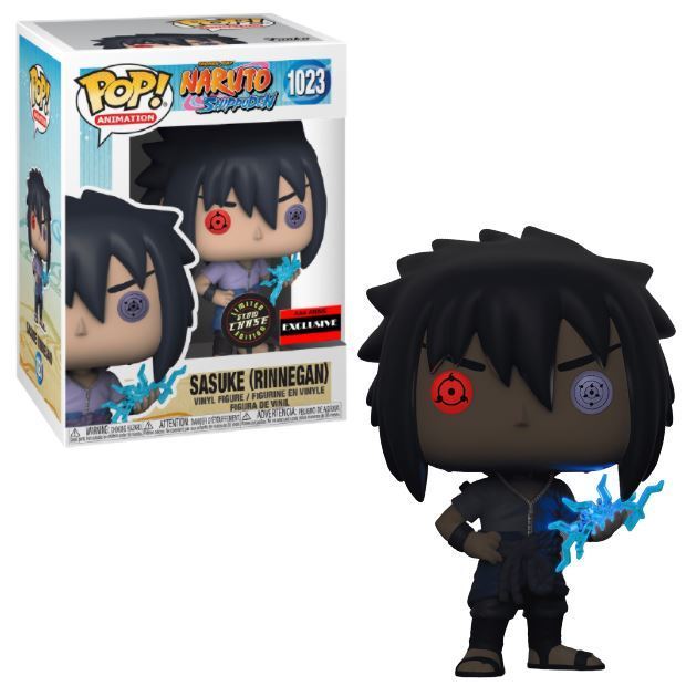 Funko POP! Animation: Naruto Shippuden - Sasuke (Rinnegan)(GiTD)(CHASE)(AAA)(Damaged Box) #1023