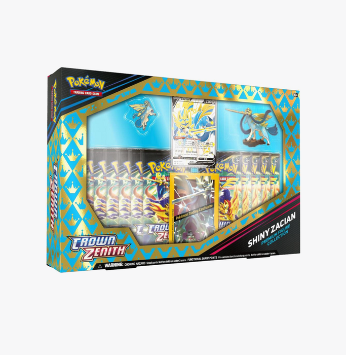 Pokémon TCG Crown Zenith Shiny Zacian Premium Figure Collection