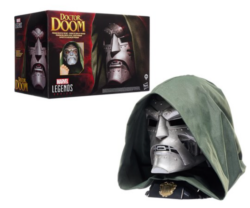 Fantastic Four Marvel Legends Doctor Doom Premium Roleplay Helmet Prop Replica