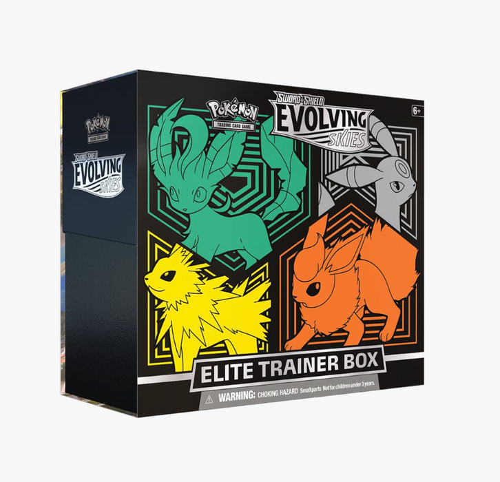 Pokémon Sword & Shield Evolving Skies Elite Trainer Box [Leafeon/Umbreon/Jolteon/Flareon]