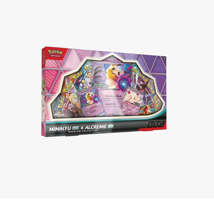 2025 Pokémon Scarlet & Violet Mimikyu EX & Alcremie EX Collection Box