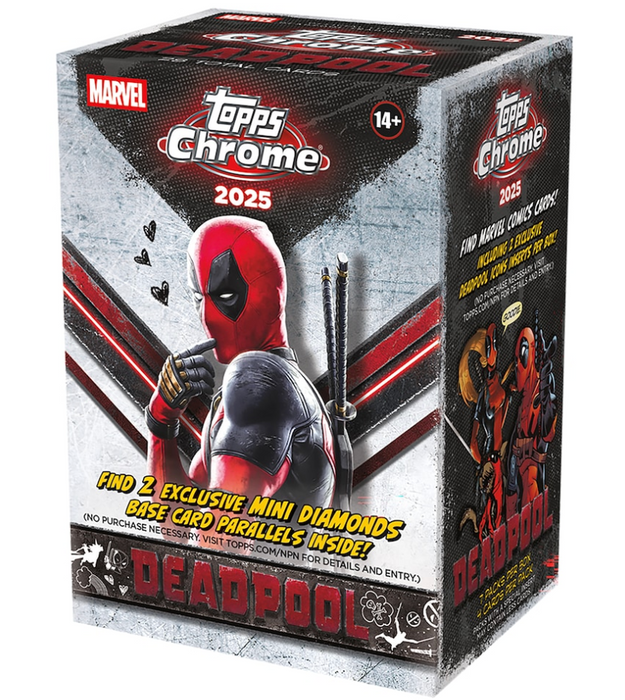 2025 Topps Chrome Deadpool Blaster Box