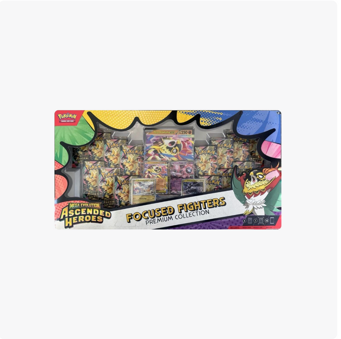 Pokémon TCG Mega Evolution Ascended Heroes Focused Fighters Premium Collection