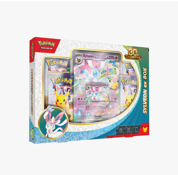 Pokemon 30th Celebration Sylveon ex Box