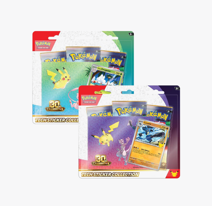 Pokemon 30th Celebration Tech Sticker Collection (Random Art)